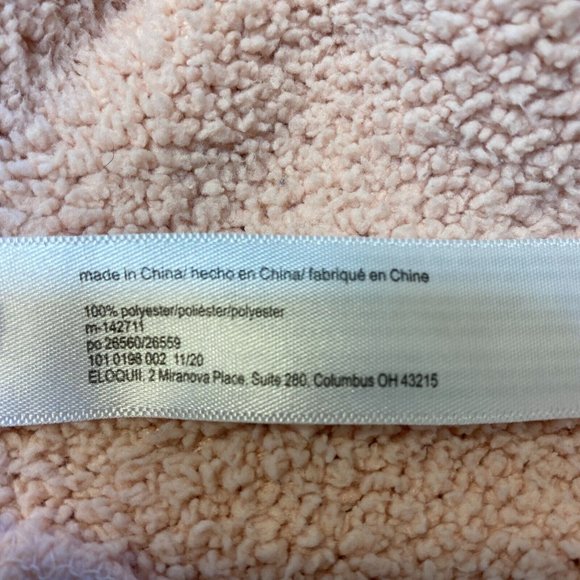 Eloquii Sweater 18/20 Pink Off Shoulder Plush Fleece Soft Cozy‎ Comfy Womens - Picture 9 of 10